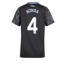 Aston Villa Ezri Konsa #4 Koszulka Wyjazdowa damskie 2025-26 Krótki Rękaw